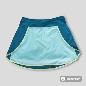 Zelos colorblock athletic skort, size S tennis golf pickleball